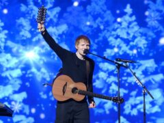 Ed Sheeran has shared a holiday message ahead of Christmas Day (Jonathan Hordle/PA)