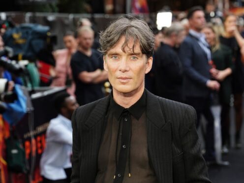 Cillian Murphy arrives for the UK premiere of Oppenheimer, Google’s most searched for film of 2023 (Ian West/PA)