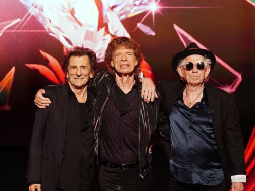 Ronnie Wood, Mick Jagger and Keith Richards (Ian West/PA)