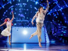 Bobby Brazier and Dianne Buswell on BBC1’s Strictly Come Dancing (Guy Levy/BBC/PA)