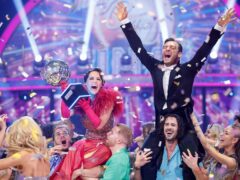 Winners of Strictly Come Dancing 2023 Ellie Leach and Vito Coppola (Guy Levy/BBC/PA)