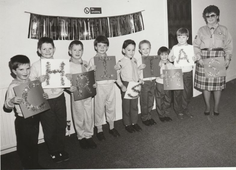 Beavers at Christmas in 1988. Image: Supplied.