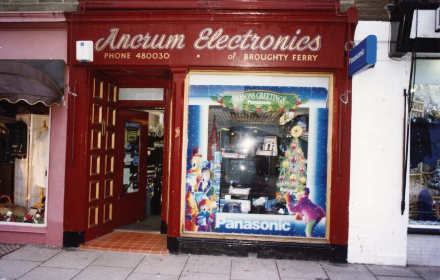 The exterior of Ancrum Electronics. Image: DC Thomson.