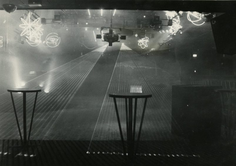 The lighting system, including lasers, was hugely impressive at the venue. Image: DC Thomson.