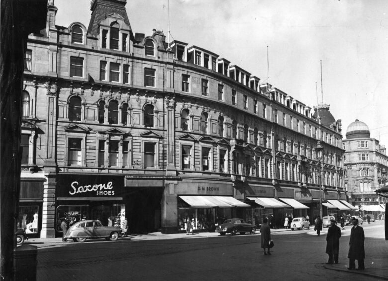 The outside of D.M. Brown in 1955. Image: DC Thomson.