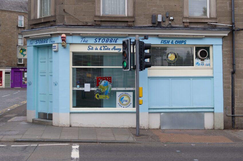 The exterior of The Stobbie Chippy, which became the new name in chipland.