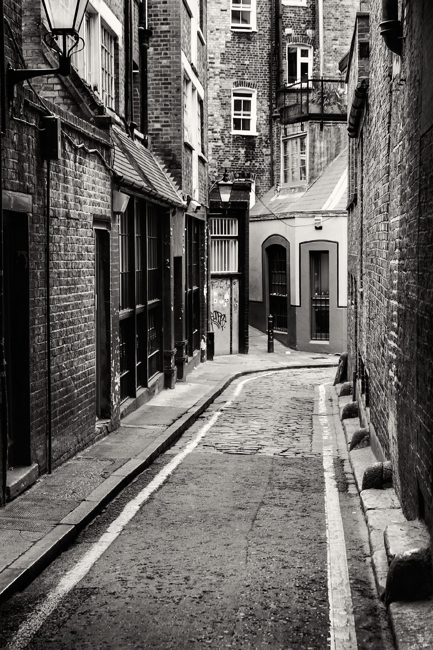 Whitechapel's narrow streets.
