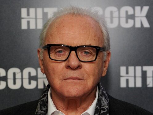 Sir Anthony Hopkins is writing his biography (Andrew Matthews/PA)