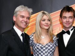 Phillip Schofield, Holly Willoughby and Stephen Mulhern (Yui Mok/PA)