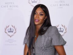 Supermodel Naomi Campbell has said she does ‘not miss alcohol’ and feels better without the drink in her life (Ian West/PA)