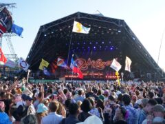 Music lovers at Glastonbury Festival 2023 (Yui Mok/PA)