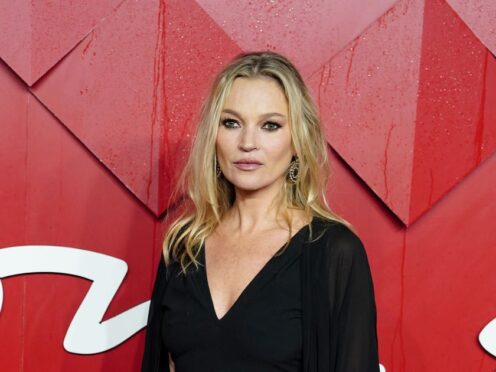 Kate Moss celebrated her birthday with famous friends (Ian West/PA)
