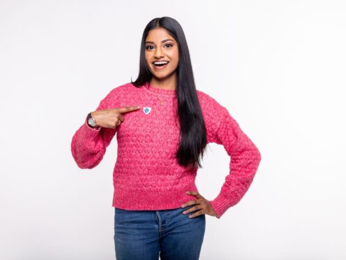 Shini Muthukrishnan, 22, is joining Blue Peter’s presenting line-up (Kerry Spicer/BBC)