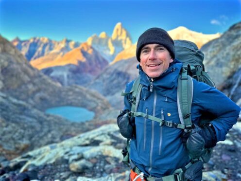 Simon Reeve visited Patagonia (BBC/The Garden/Piers Leigh/PA)