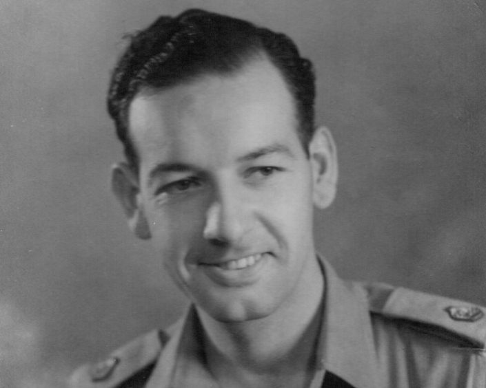 Jim Thomson during his military service.