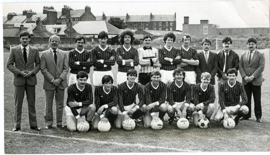 North End Junior FC team photo in 1984. Image: DC Thomson.