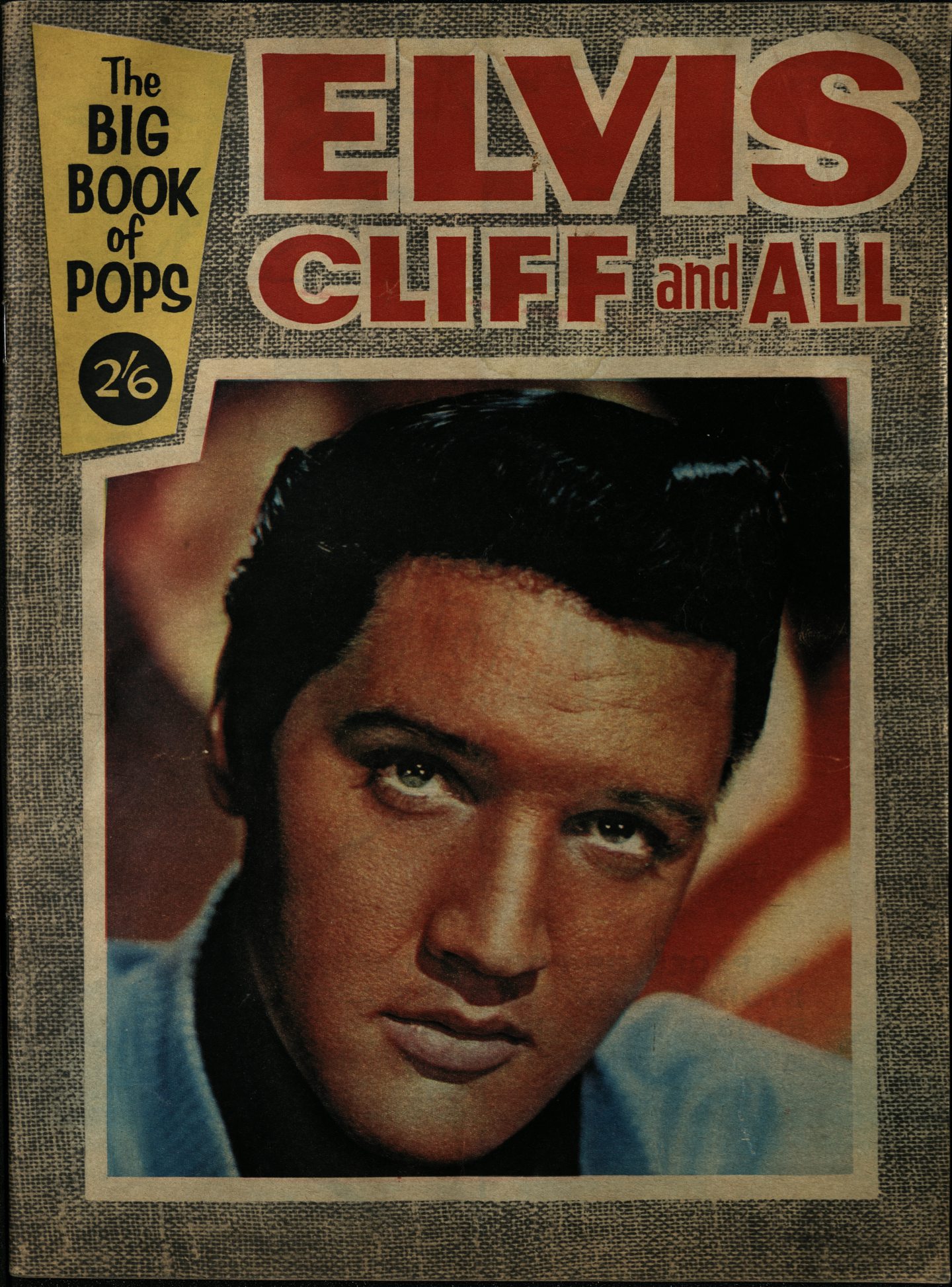 Elvis Presley on the cover of DC Thomson's Elvis, Cliff and All publication