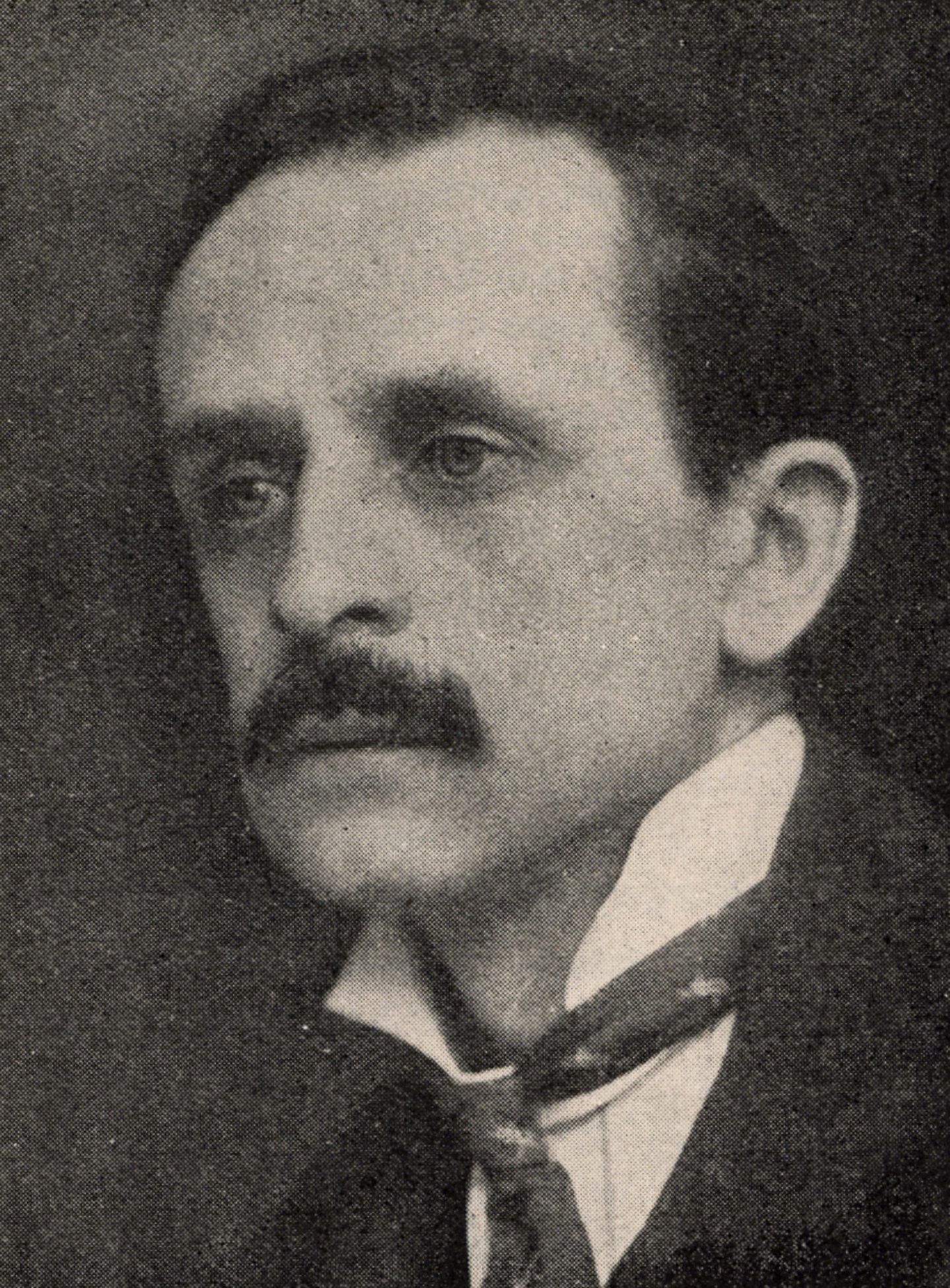 a black and white picture of JM Barrie, author of Peter Pan and Kirriemuir native