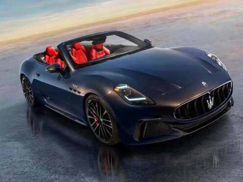 The new GranCabrio will soon be available as an electric model