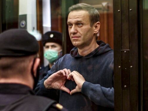 Alexei Navalny died earlier this month (Moscow City Court via AP)