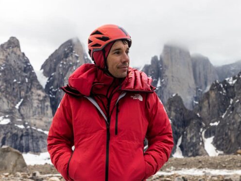 Alex on the glacier (National Geographic/Matt Pycroft)