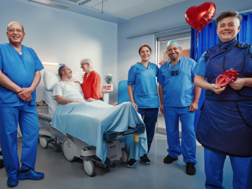 The Golden Jubilee University National Hospital is ‘home to world class centres for heart and lung services’ (Channel 5/Paramount+/BBC Studios/PA)