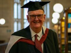 Paul Deal has graduated from university at the age of 70 (University of Bristol/PA)