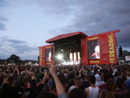The crowd at Reading Festival (Yui Mok/PA)