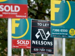 The housing market outlook has turned ‘modestly brighter’ according to the Royal Institution of Chartered Surveyors, with overall increases in buyer demand, newly agreed sales and new instructions to sell in January (Anthony Devlin/PA)
