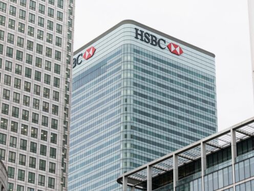HSBC shares fell (Matt Crossick/PA)