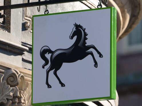 Lloyds Banking Group has revealed its yearly profit soared by more than 50% (Joe Giddens/PA)