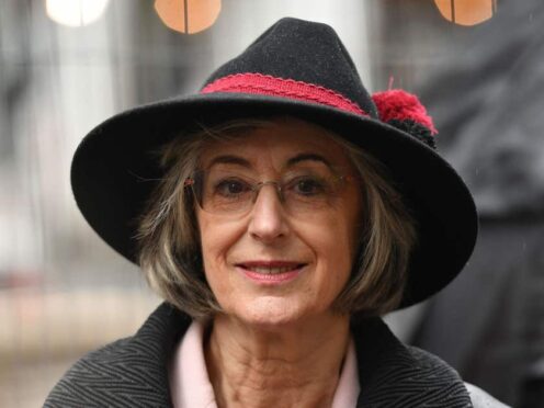 Dame Maureen Lipman joined fellow prominent members of Britain’s Jewish community at the bridge in Hampstead in London (Dominic Lipinski/PA)
