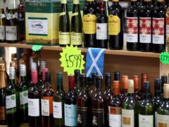 Minimum unit pricing for alcohol was introduced in 2008 (Jane Barlow/PA)