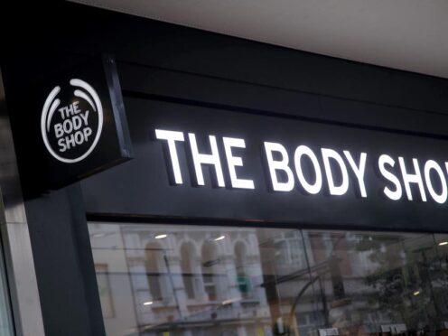 A branch of The Body Shop on Oxford Street, central London (PA)