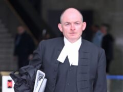 Irish attorney general Rossa Fanning was putting Ireland’s case to the ICJ (Niall Carson/PA)