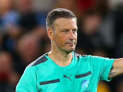 Mark Clattenburg, left, has expressed disappointment in comments from Gary Neville about his appointment as a consultant at Nottingham Forest (Adam Davy/PA)