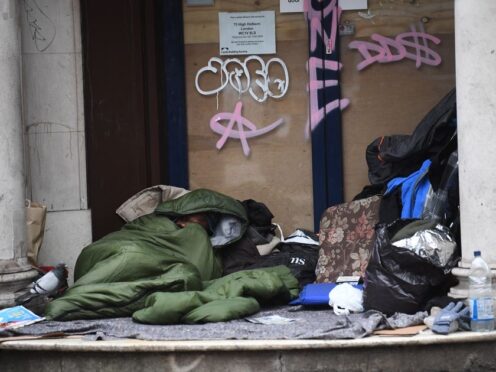 The council said it did not want to see people living on the streets (Victoria Jones/PA)