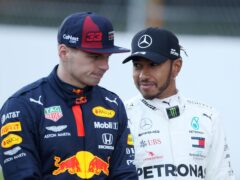 Lewis Hamilton (right) will leave Mercedes for Ferrari in 2025 (David Davies/PA)