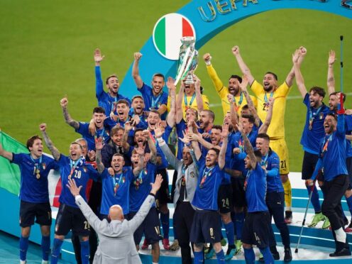 Italy beat England in the Euro 2020 final at Wembley (Mike Egerton/PA)
