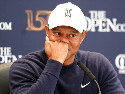 Tiger Woods returned to golf after a life-threatening car crash (Jane Barlow/PA)