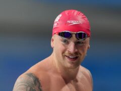 Adam Peaty won a bronze medal in the World Championship 100 metres breaststroke final (Martin Rickett/PA)