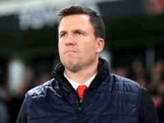 Exeter boss Gary Caldwell was delighted to take all three points at Wigan (Bradley Collyer/PA)