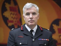London Fire Brigade’s commissioner Andy Roe after a briefing on LFB’s independent culture review in November 2022 (Belinda Jiao/PA)