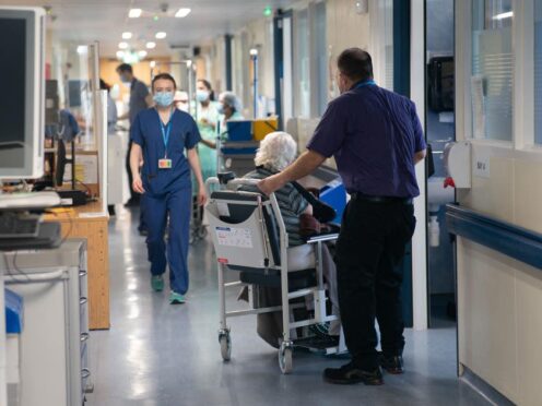 The A&E waiting time figures were released on Tuesday (Jeff Moore/PA)