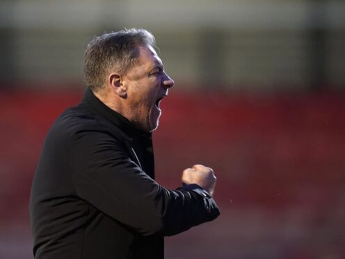 Crawley Town manager Scott Lindsey saw his side win (Gareth Fuller/PA)