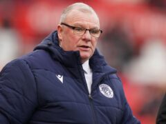 Steve Evans felt hard done by after the defeat (Mike Egerton/PA)
