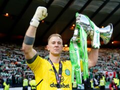 The Celtic goalkeeper has enjoyed trophy success in England and Scotland (Jane Barlow/PA)