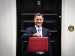 The Chancellor has been given less room to offer tax cuts at the upcoming Budget after official figures showed a smaller-than-expected surplus in January (Stefan Rousseau/PA)