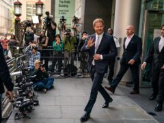 The Duke of Sussex is now involved in three High Court cases (Aaron Chown/PA)