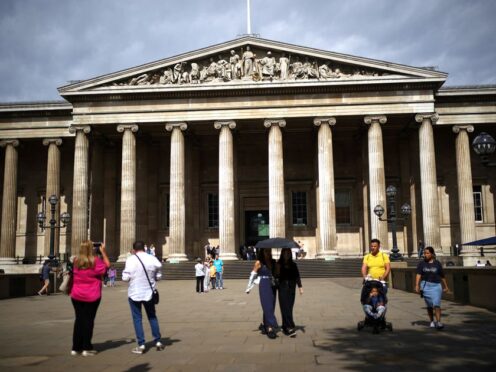 Demonstrators staged a sit-in at the British Museum (Yui Mok/PA)